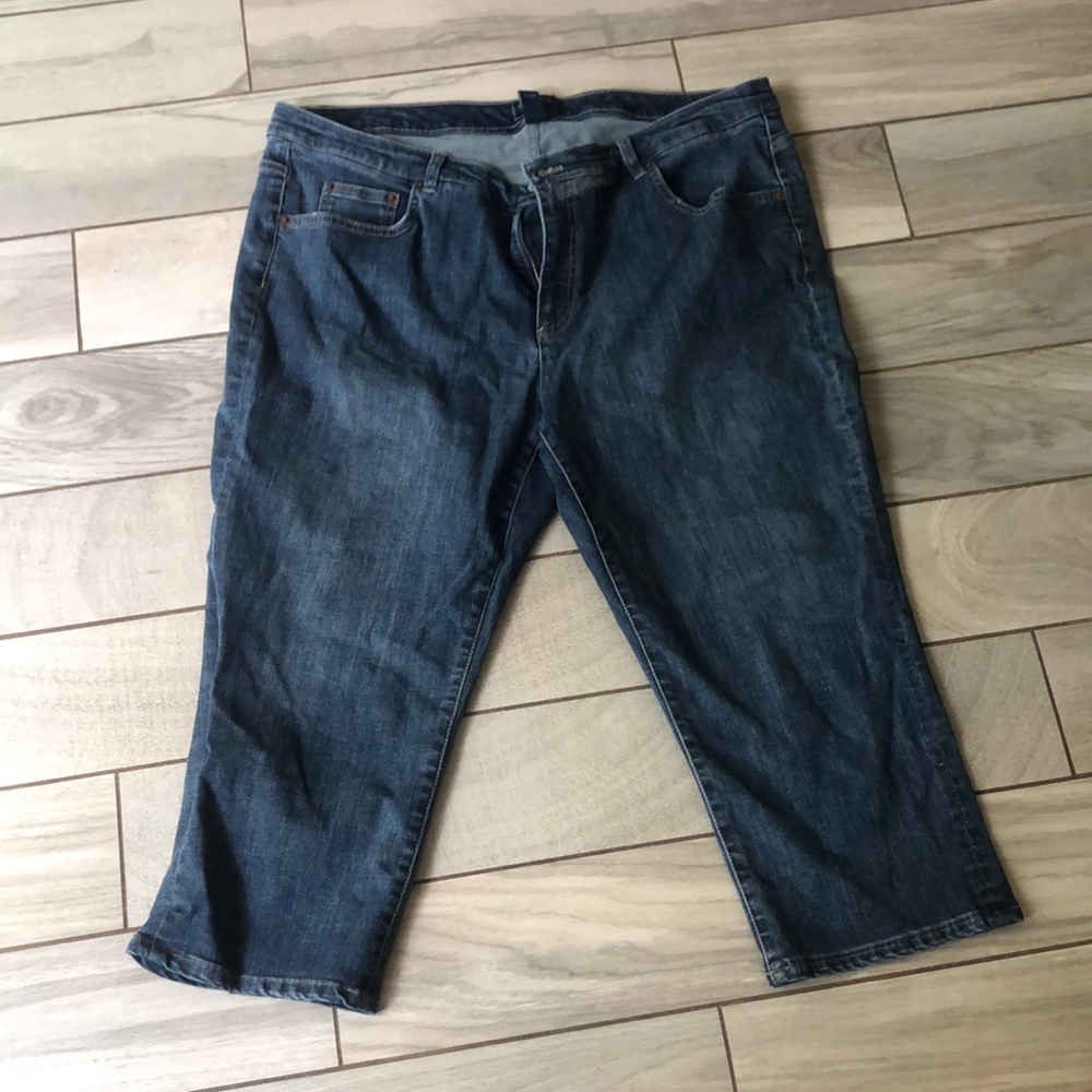 Chaps denim 18w/18 capris